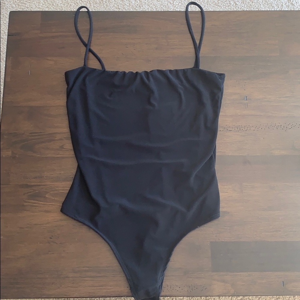 Fashion Nova square black bodysuit